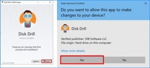 Disk Drill setup screenshot