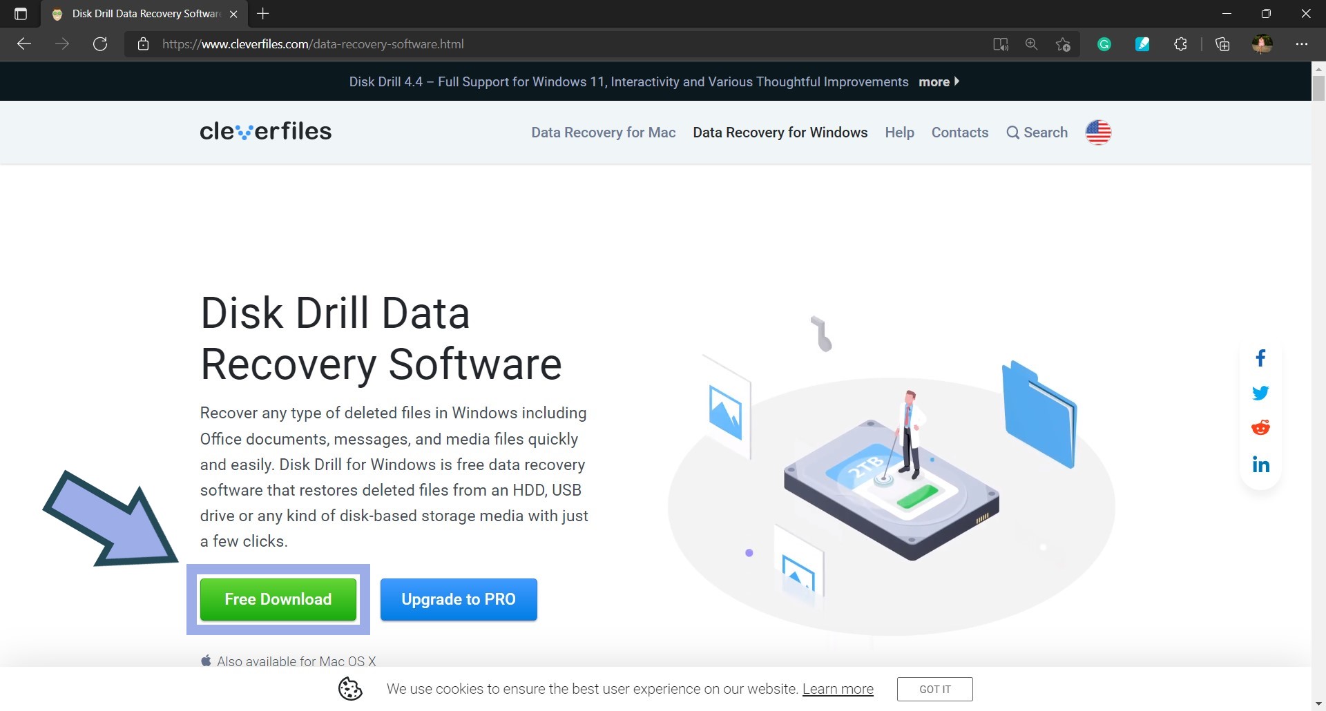 Disk Drill download page