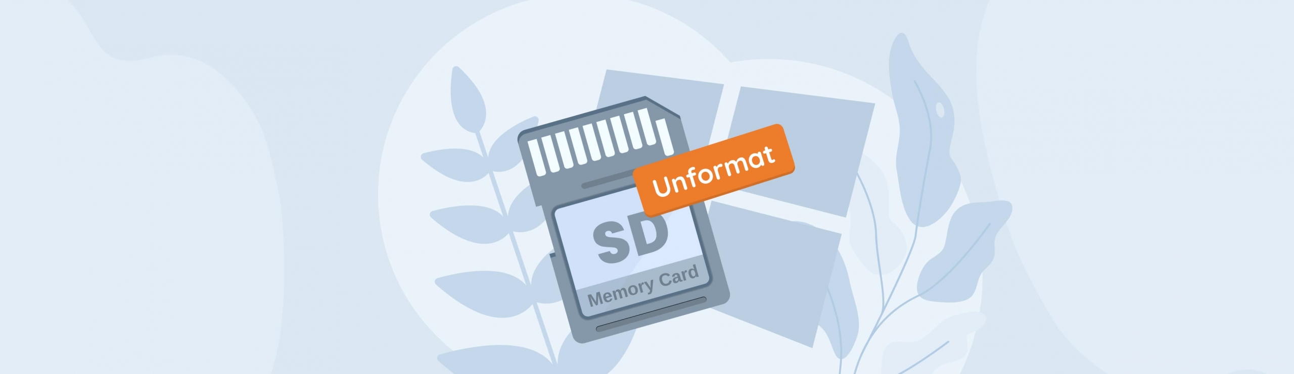 how to unformat sd card