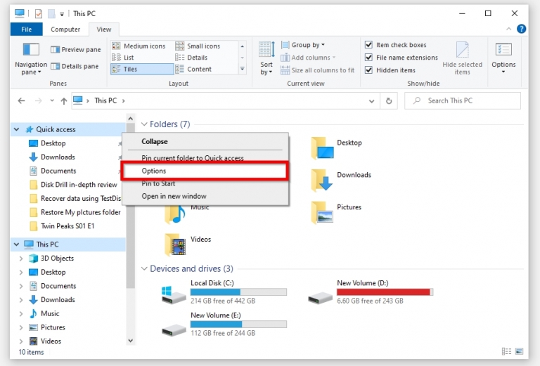 How to Restore My Pictures Folder and Its Files on Windows 10