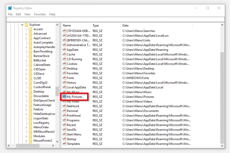 How to Restore My Pictures Folder and Its Files on Windows 10