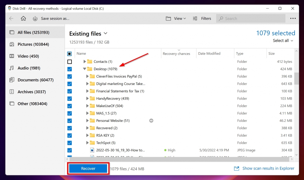 How to Recover Desktop Files and Folders on Windows 10 [Guide]