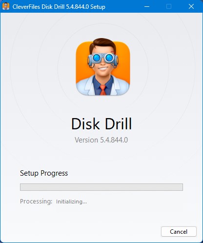 Setup Disk Drill
