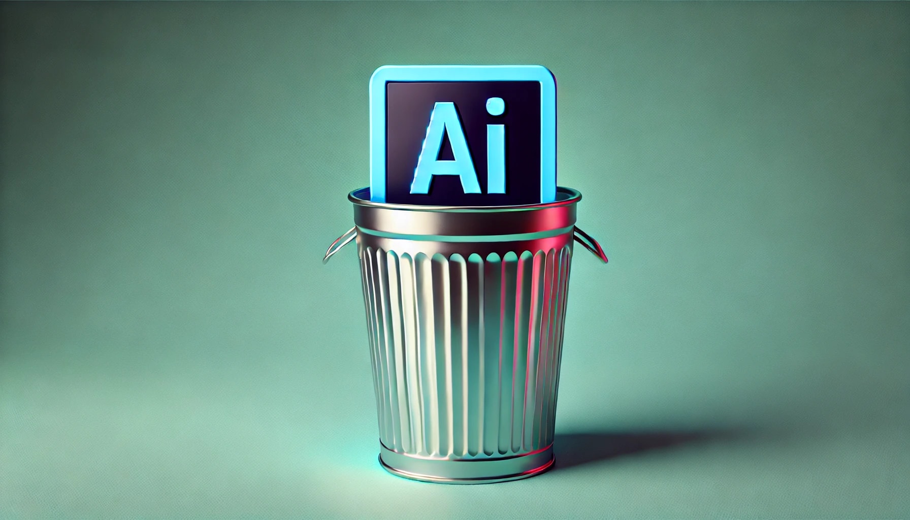 adobe illustrator icon in trash