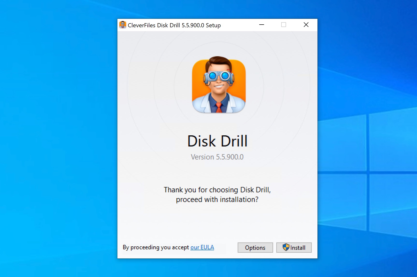 windows 10 disk drill install
