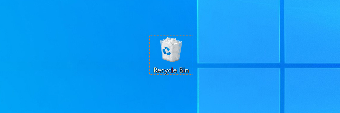 open recycle din from desktop