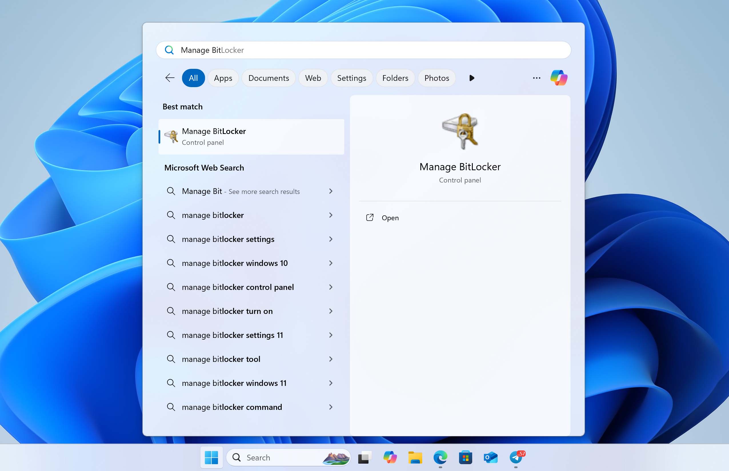 manage bitlocker