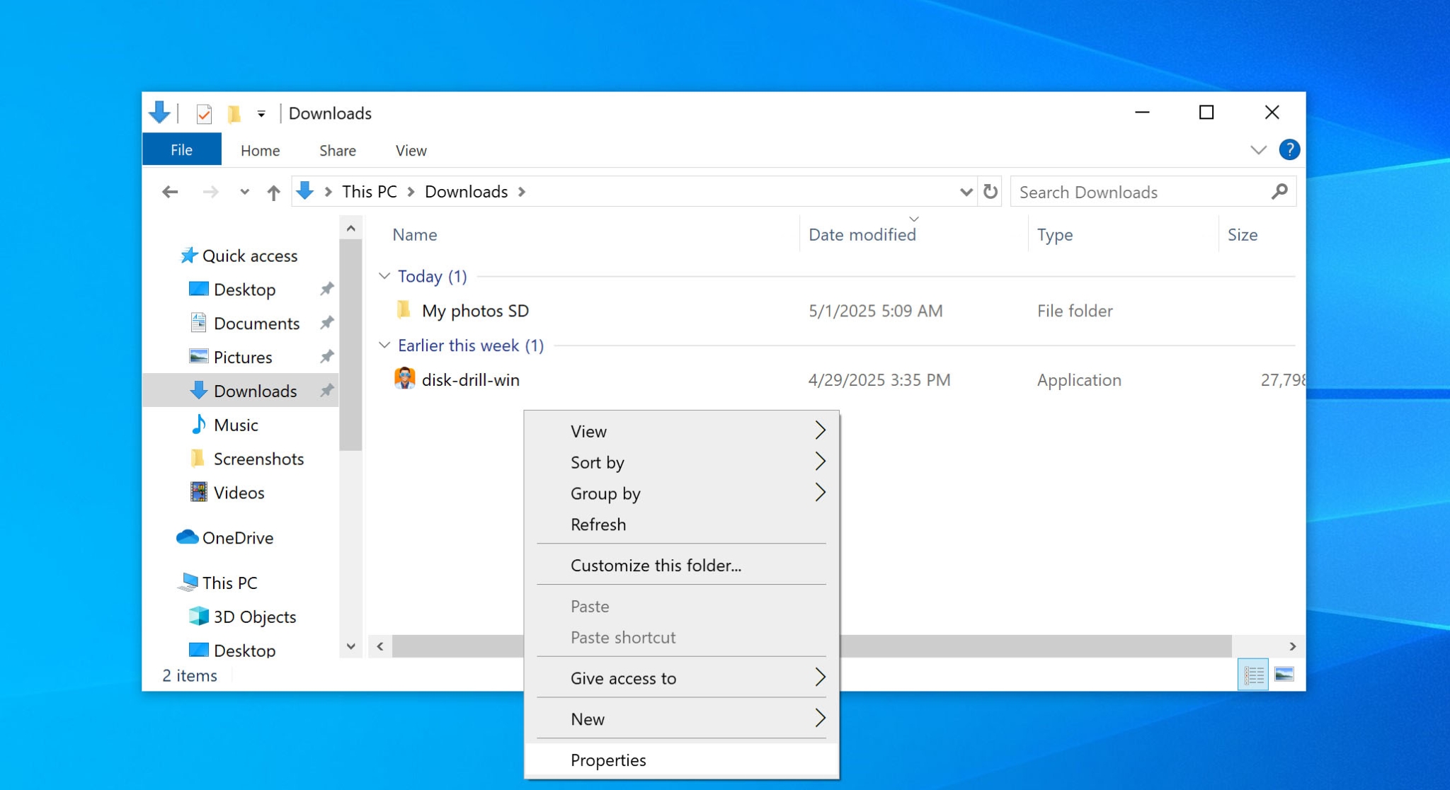 How to Recover Deleted Download Files and Folder on Windows
