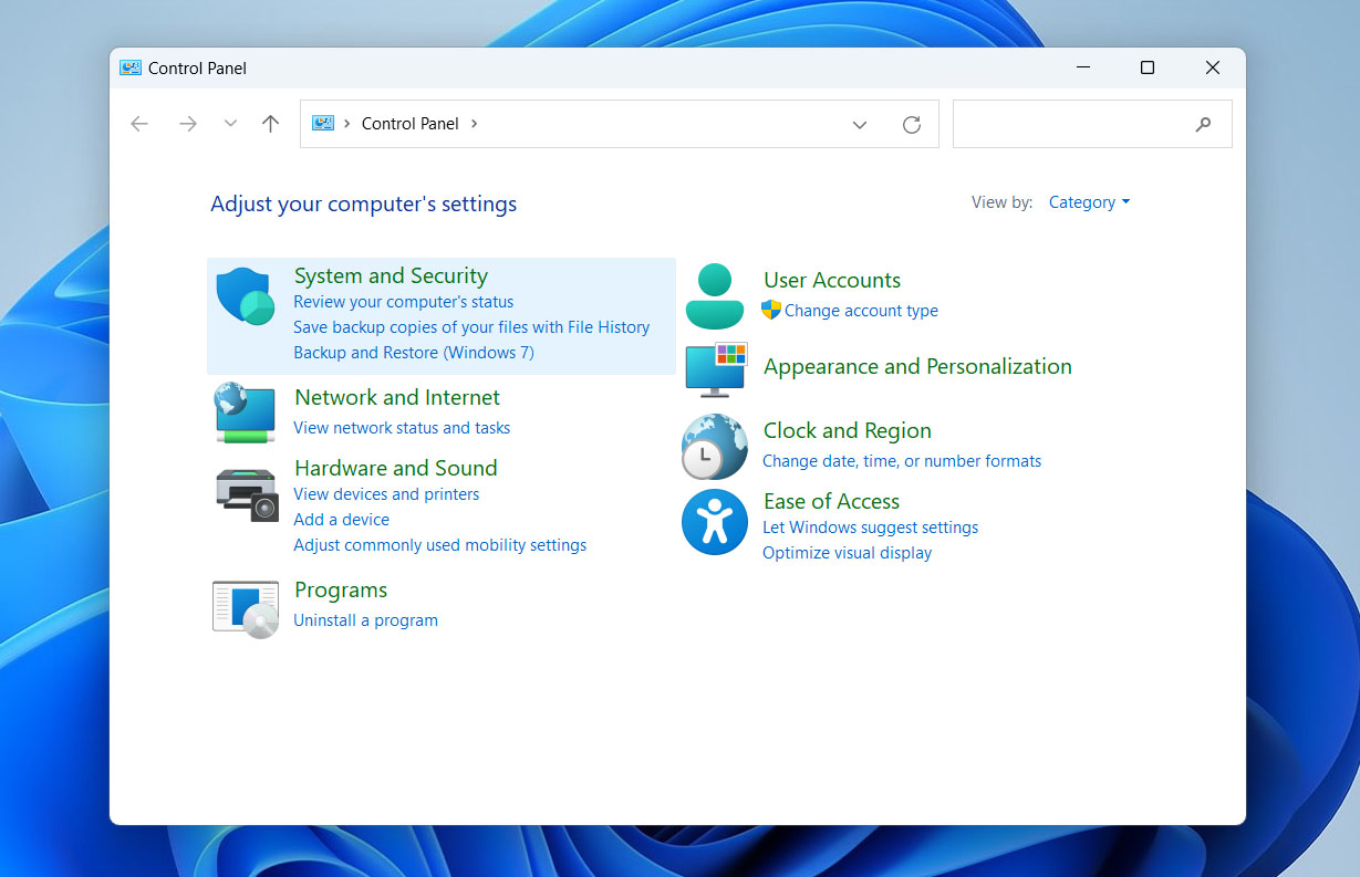 open system and security