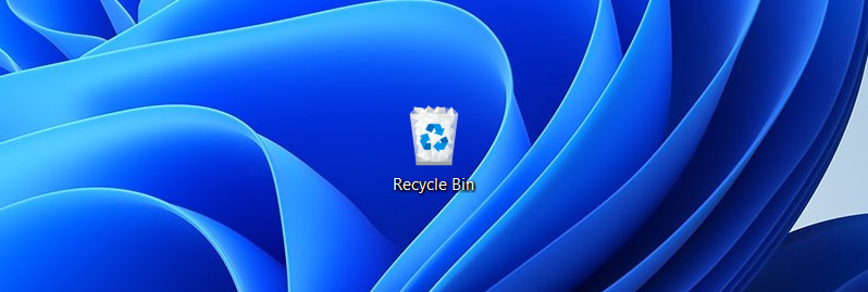 open recycle bin on desktop