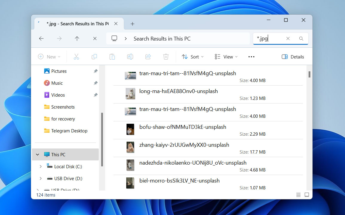 search jpg files on this pc