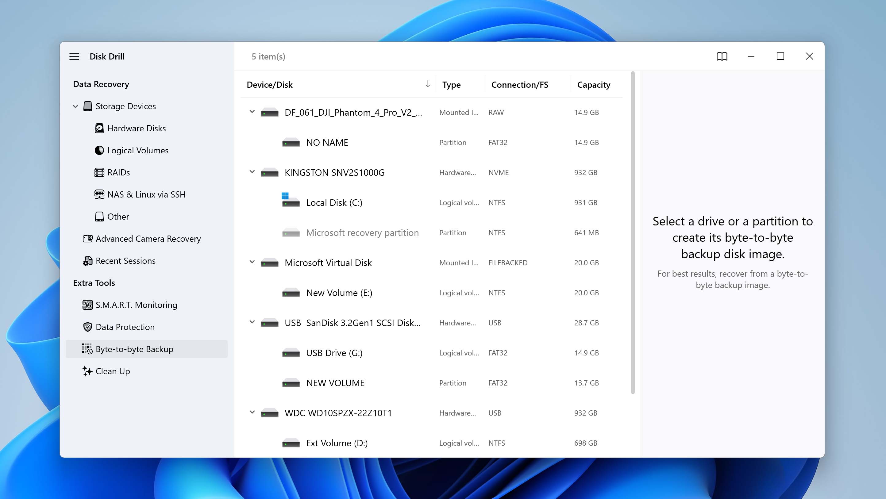 open backup tool