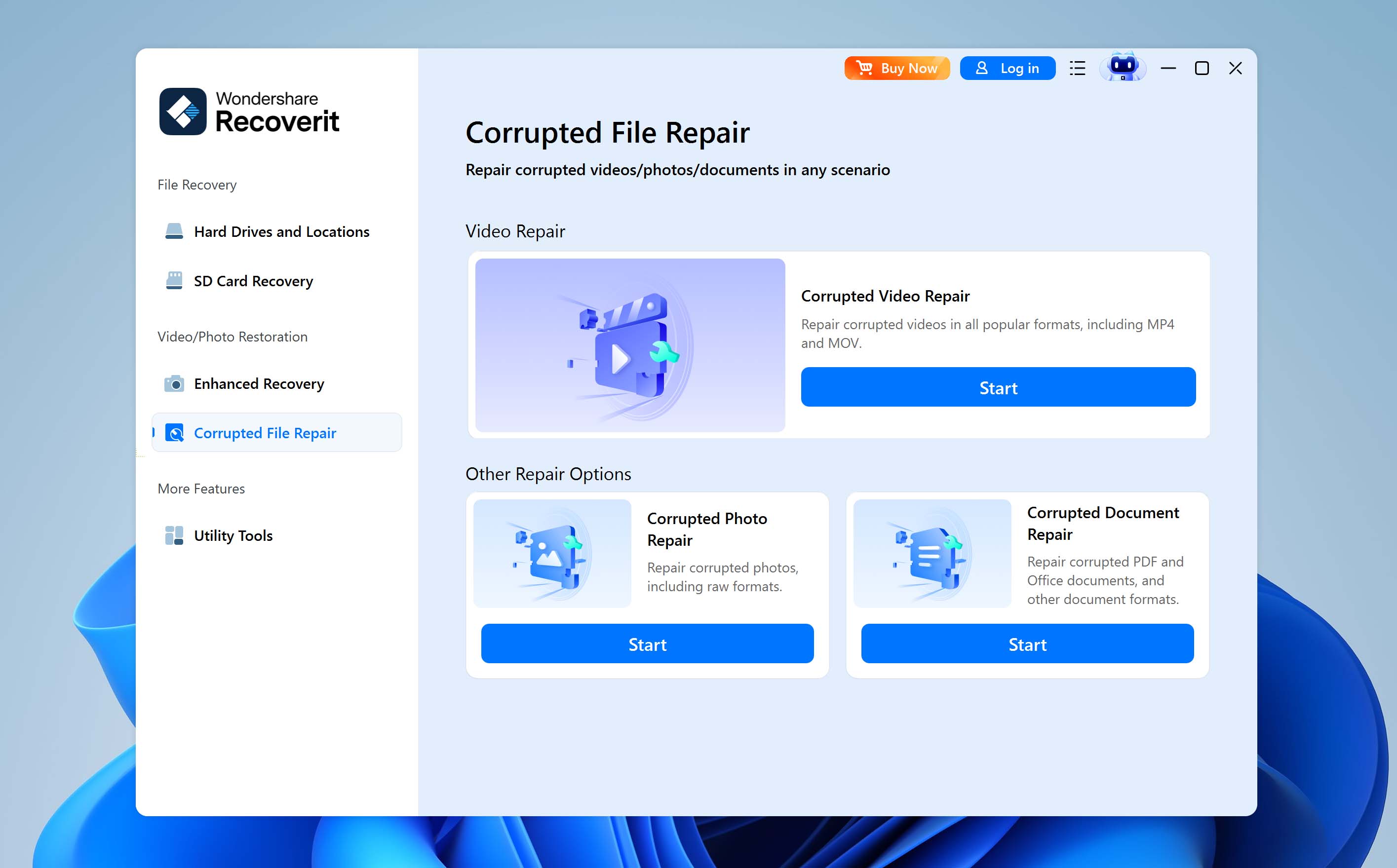 recoverit repair module